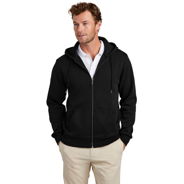 Brooks Brothers® Poly/Cotton Double-Knit Full-Zip Men's Hoodie