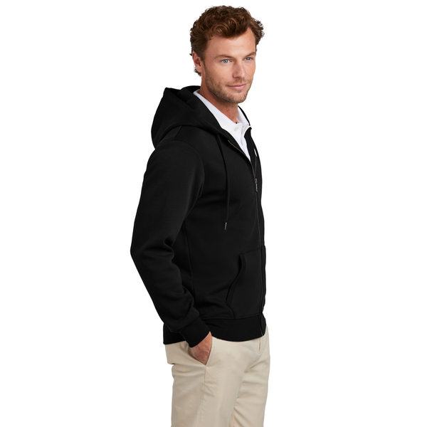 Brooks Brothers® Poly/Cotton Double-Knit Full-Zip Men's Hoodie
