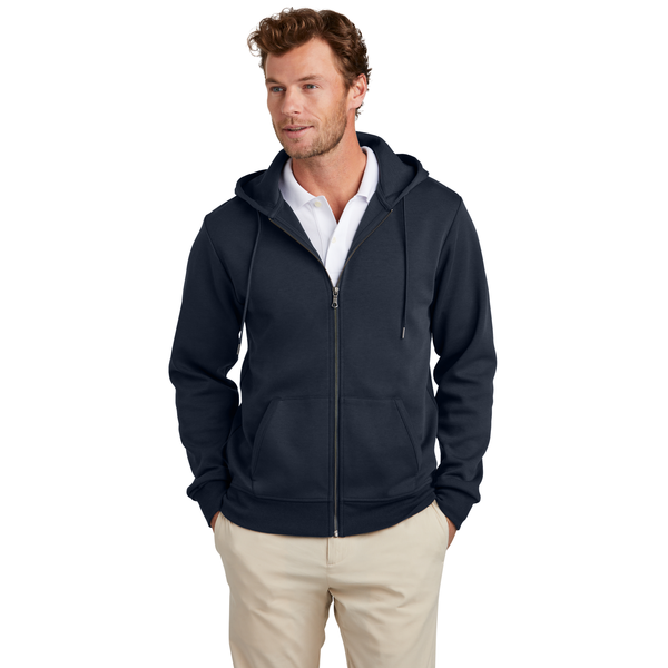 Brooks Brothers® Poly/Cotton Double-Knit Full-Zip Men's Hoodie