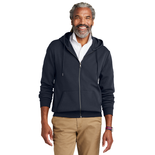 Brooks Brothers® Poly/Cotton Double-Knit Full-Zip Men's Hoodie