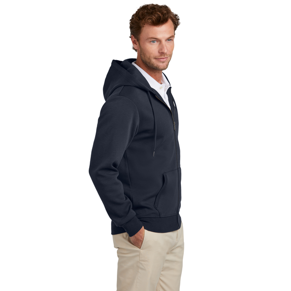Brooks Brothers® Poly/Cotton Double-Knit Full-Zip Men's Hoodie