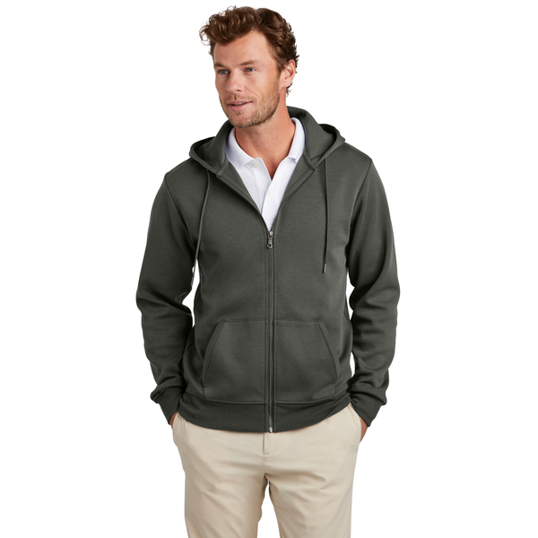 Brooks Brothers® Poly/Cotton Double-Knit Full-Zip Men's Hoodie