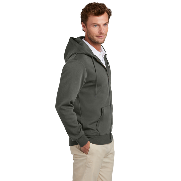 Brooks Brothers® Poly/Cotton Double-Knit Full-Zip Men's Hoodie
