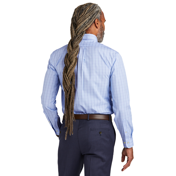 Brooks Brothers® Wrinkle-Free Cotton Stretch Patterned Men's Shirt