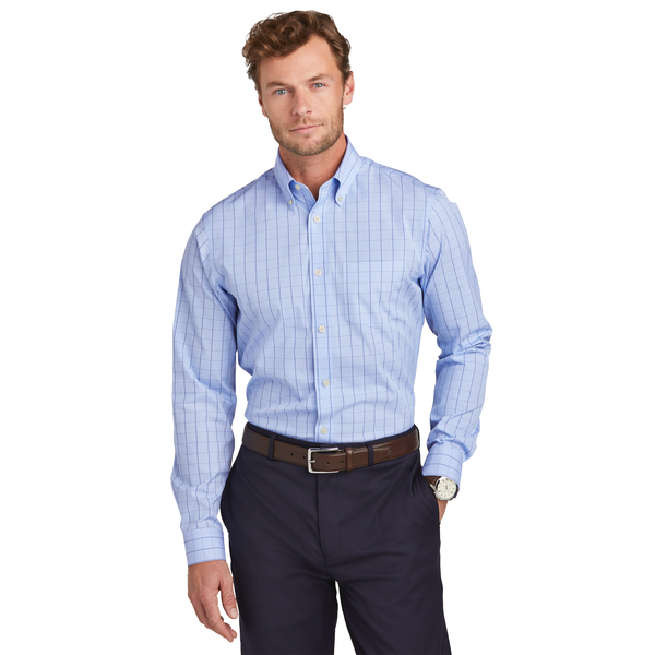 Brooks Brothers® Wrinkle-Free Cotton Stretch Patterned Men's Shirt