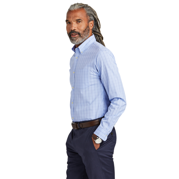 Brooks Brothers® Wrinkle-Free Cotton Stretch Patterned Men's Shirt