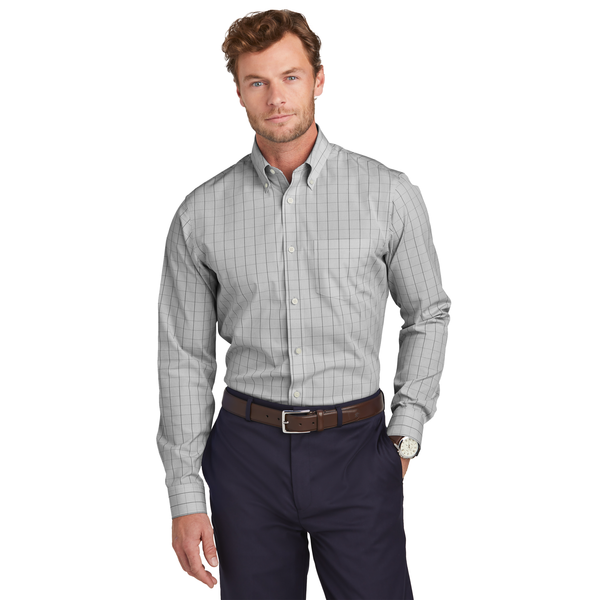 Brooks Brothers® Wrinkle-Free Cotton Stretch Patterned Men's Shirt