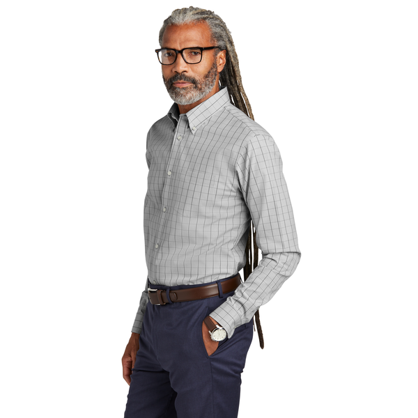 Brooks Brothers® Wrinkle-Free Cotton Stretch Patterned Men's Shirt