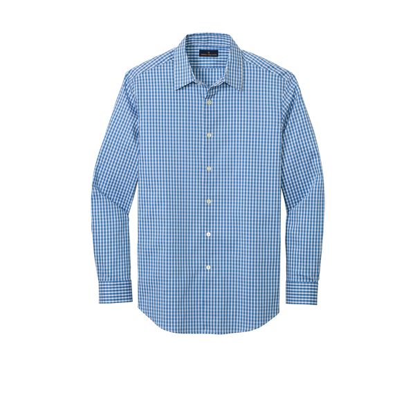 Brooks Brothers® Tech Tri-Blend Stretch Patterned Men's Shirt