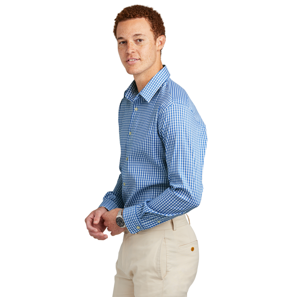 Brooks Brothers® Tech Tri-Blend Stretch Patterned Men's Shirt