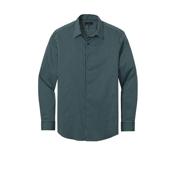 Brooks Brothers® Tech Tri-Blend Stretch Patterned Men's Shirt