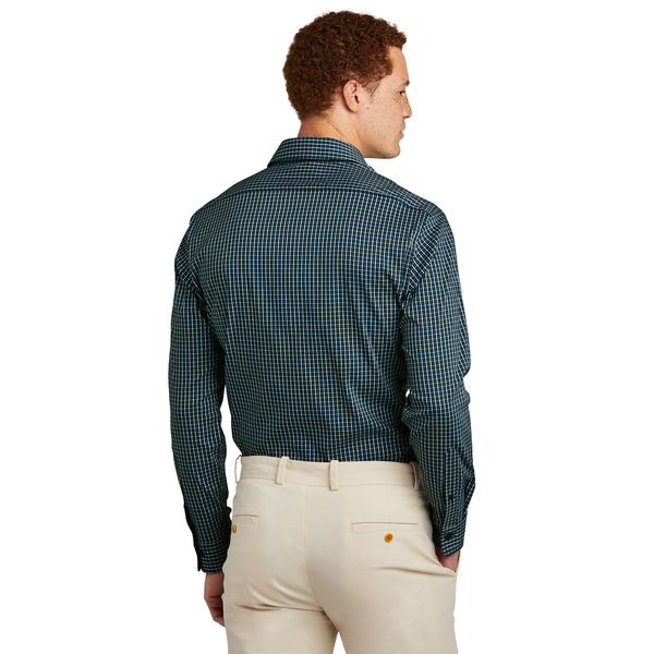 Brooks Brothers® Tech Tri-Blend Stretch Patterned Men's Shirt