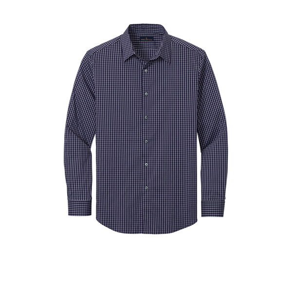 Brooks Brothers® Tech Tri-Blend Stretch Patterned Men's Shirt