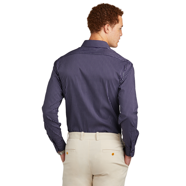 Brooks Brothers® Tech Tri-Blend Stretch Patterned Men's Shirt