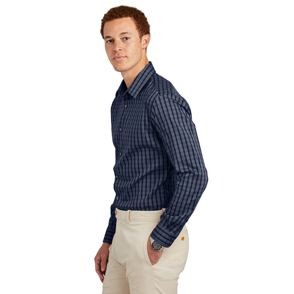 Brooks Brothers® Tech Tri-Blend Stretch Patterned Men's Shirt