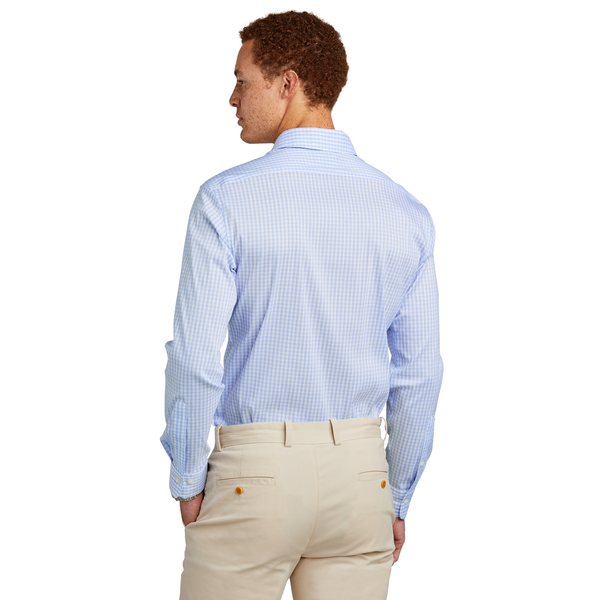 Brooks Brothers® Tech Tri-Blend Stretch Patterned Men's Shirt