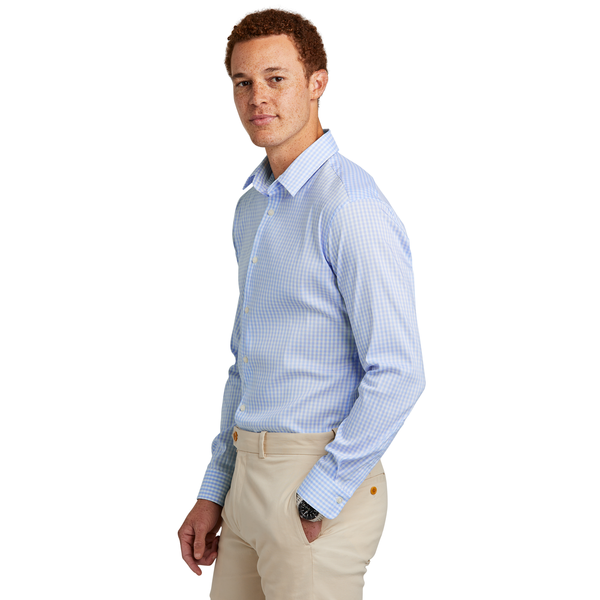 Brooks Brothers® Tech Tri-Blend Stretch Patterned Men's Shirt