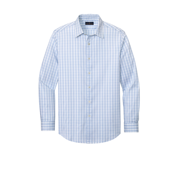 Brooks Brothers® Tech Tri-Blend Stretch Patterned Men's Shirt
