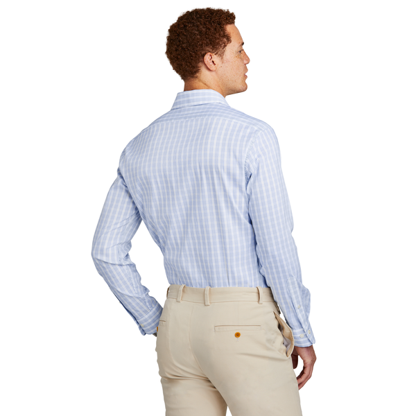 Brooks Brothers® Tech Tri-Blend Stretch Patterned Men's Shirt