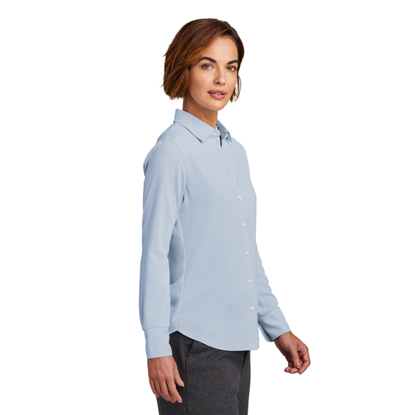 Brooks Brothers® Full-Button Polyester Satin Ladies' Blouse