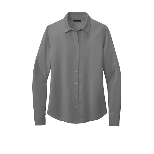 Brooks Brothers® Full-Button Polyester Satin Ladies' Blouse