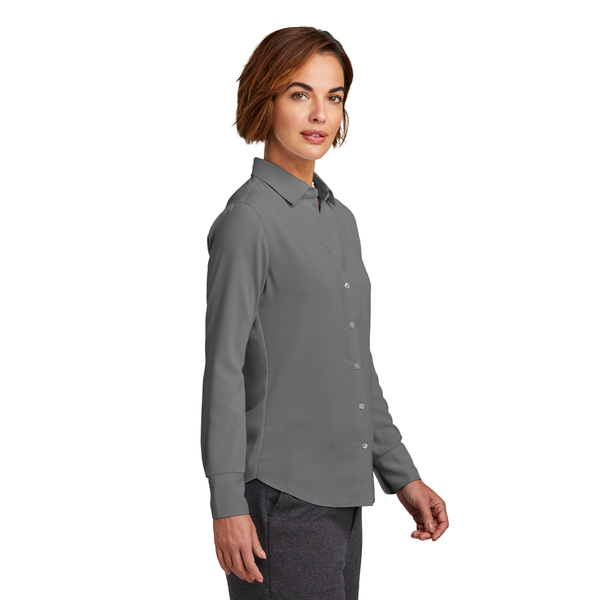 Brooks Brothers® Full-Button Polyester Satin Ladies' Blouse