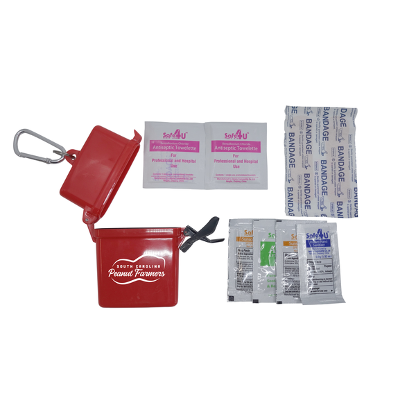 Water Resistant Adventurer First Aid Kit w/ Carabiner