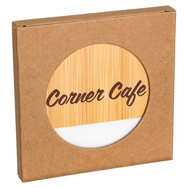 Bamboo & Marble Combo Coaster