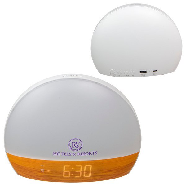 Daybreak Digital Alarm Clock w/ Sunrise Simulation