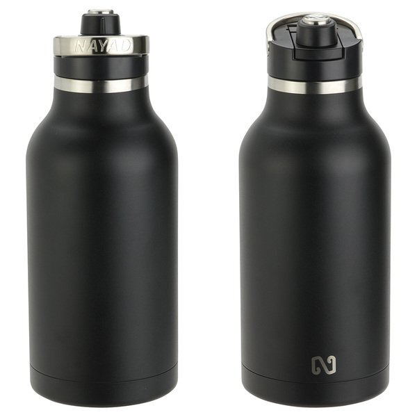 Nayad® Traveler Stainless Double Wall Bottle w/ Twist-Top Spout, 64oz.