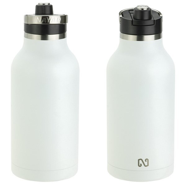 Nayad® Traveler Stainless Double Wall Bottle w/ Twist-Top Spout, 64oz.