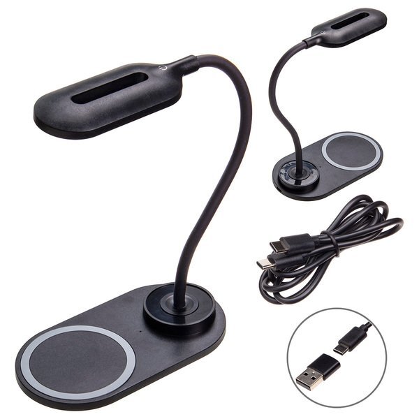 Nova Adjustable Desk Lamp w/ Wireless Charger