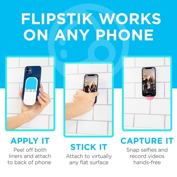 Flipstik® 2.0 Hands-Free Sticky Phone Stand
