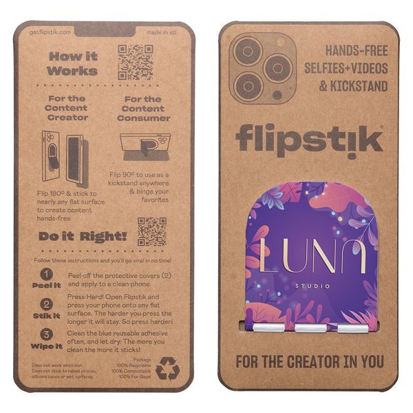 Flipstik® 2.0 Hands-Free Sticky Phone Stand