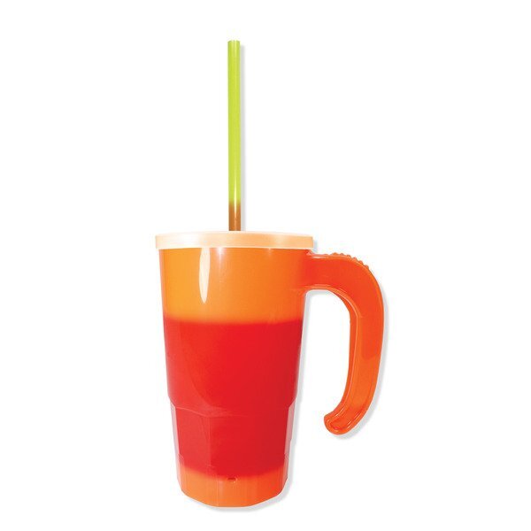 Mood Color Changing Stackable Beer Stein w/ Straw & Lid, 20oz.