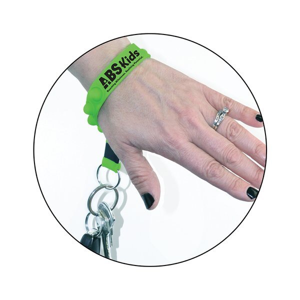 Stress Push Pop Key Chain