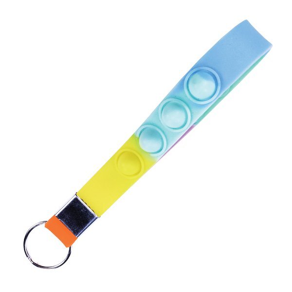 Stress Push Pop Key Chain