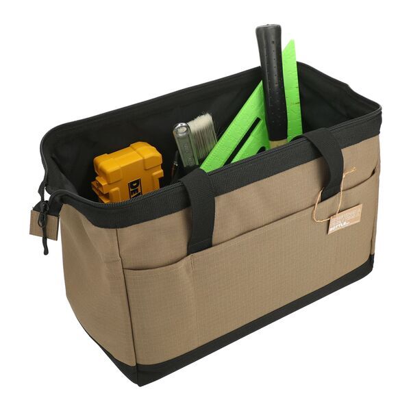 NBN Recycled Polyester & Tarpaulin Utility Zippered Tool Tote