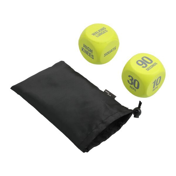 Two-Piece Exercise Dice Set w/ Pouch