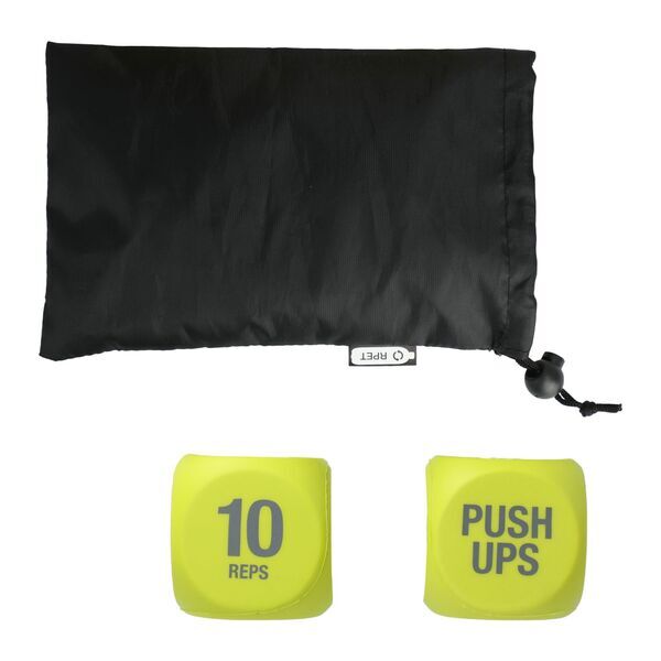 Two-Piece Exercise Dice Set w/ Pouch