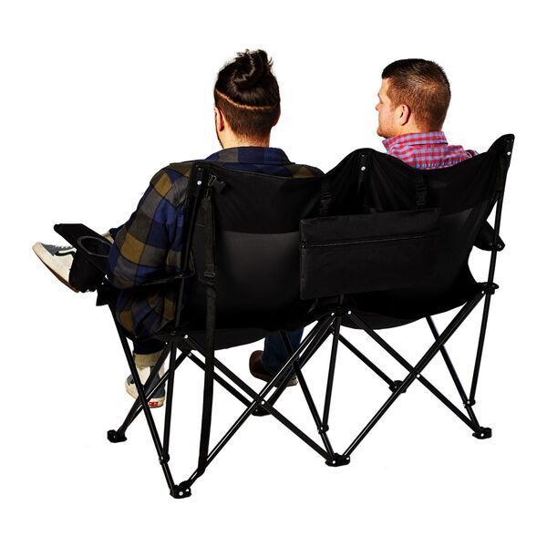 Double Seater Polyester Folding Chair