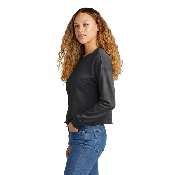 New Era® Tri-Blend Fleece Ladies' Crop Crew