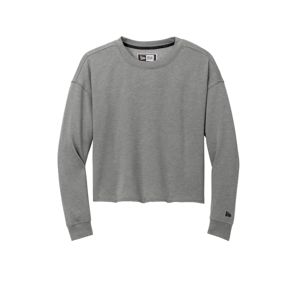 New Era® Tri-Blend Fleece Ladies' Crop Crew
