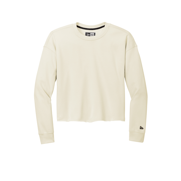 New Era® Tri-Blend Fleece Ladies' Crop Crew