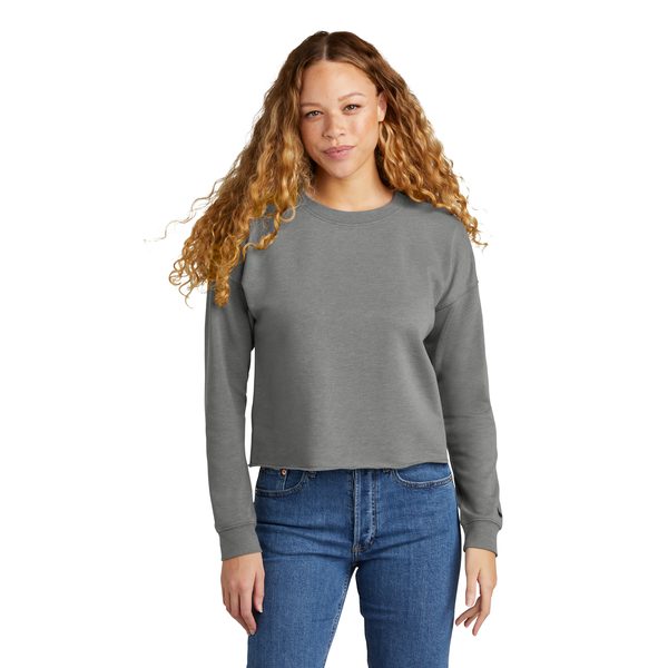 New Era® Tri-Blend Fleece Ladies' Crop Crew