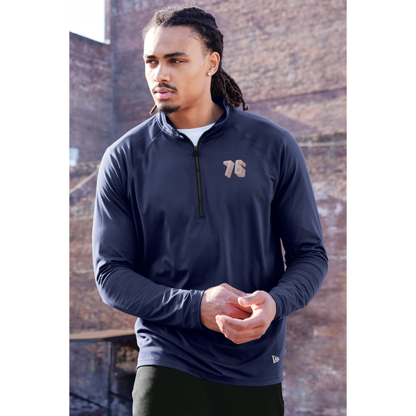 New Era® Power Poly/Spandex Men's 1/2 Zip
