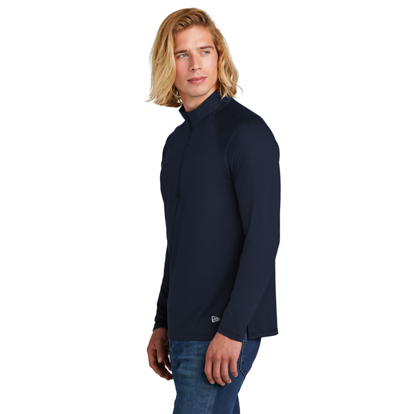 New Era® Power Poly/Spandex Men's 1/2 Zip