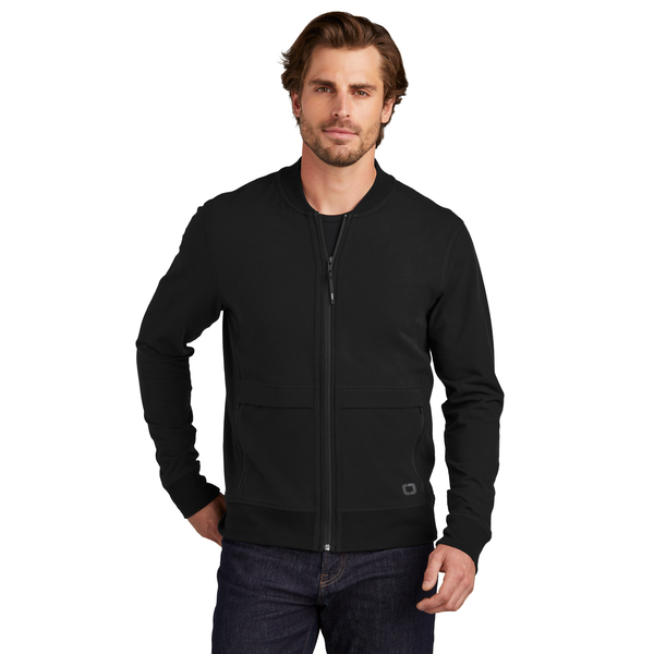 OGIO® Outstretch Cotton/Spandex Knit Men's Full-Zip