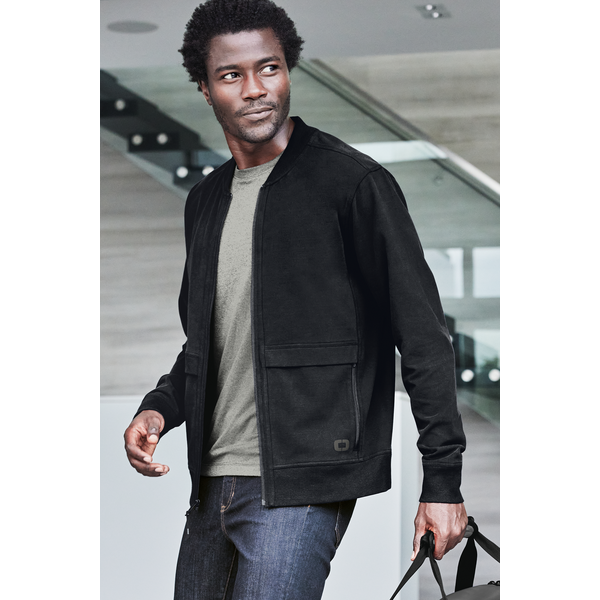 OGIO® Outstretch Cotton/Spandex Knit Men's Full-Zip