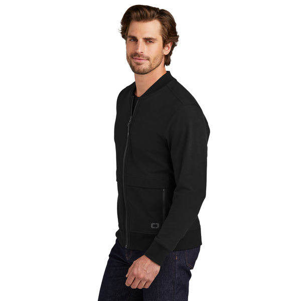 OGIO® Outstretch Cotton/Spandex Knit Men's Full-Zip